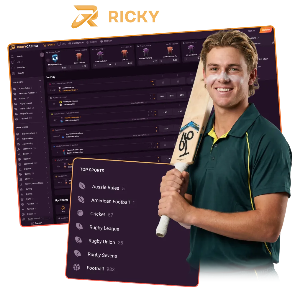 Ricky Casino launches live sports betting with a seamless high‑energy experience.