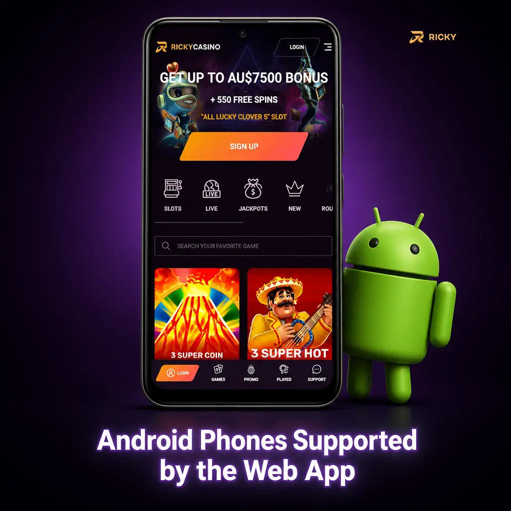 Supported Android phones for the 2026 web app, including Samsung Galaxy, Google Pixel, OnePlus and OPPO models