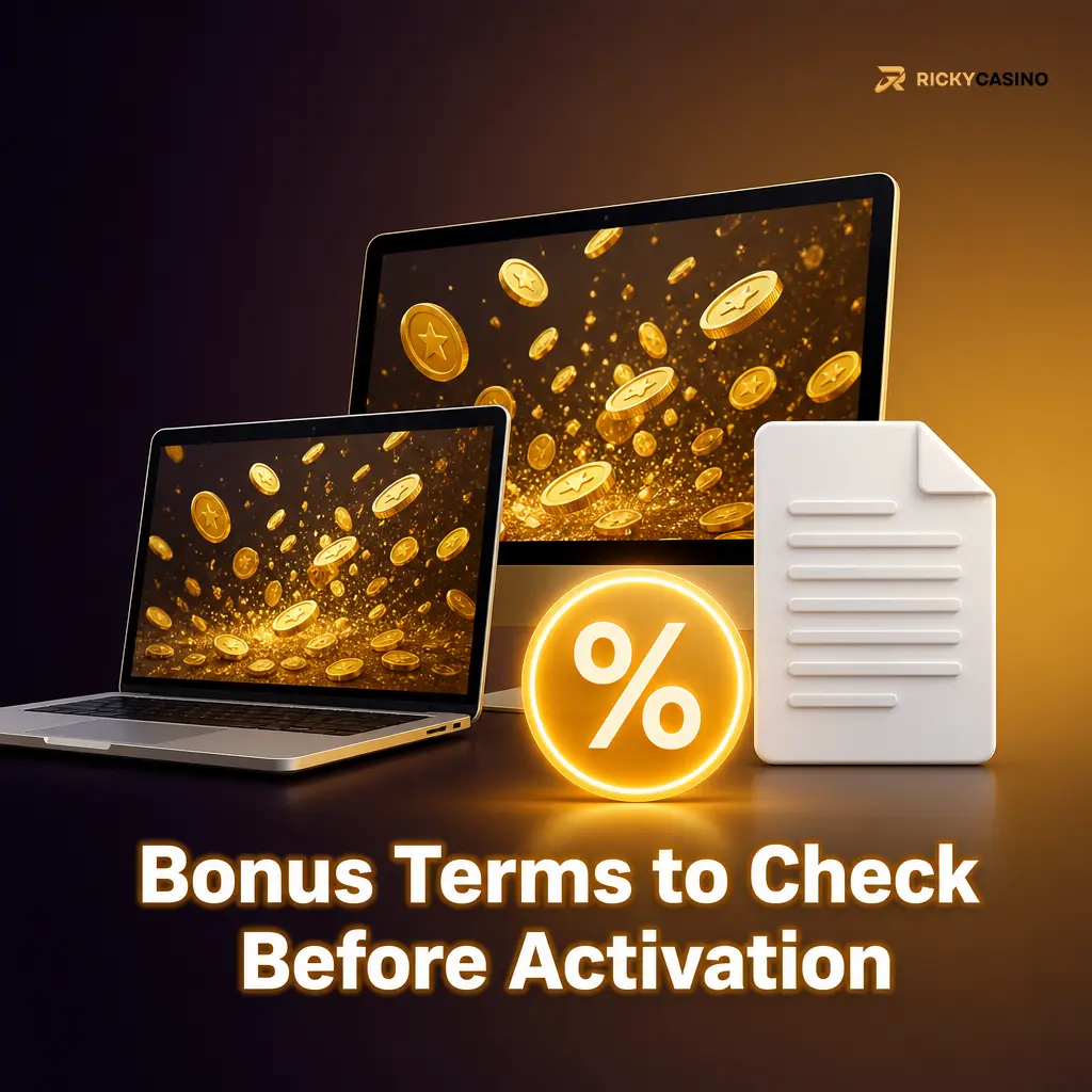 Checklist of bonus terms to review before activating casino or sports betting offers