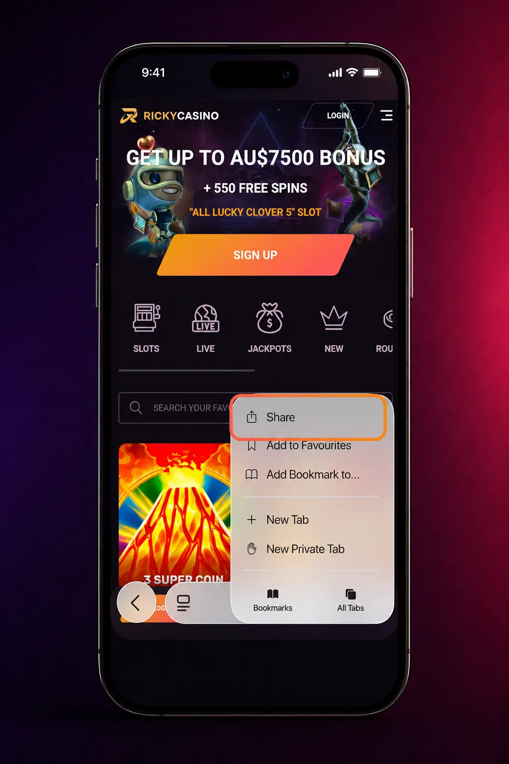 iPhone and iPad PWA download guide showing Safari steps to add the web app to the home screen