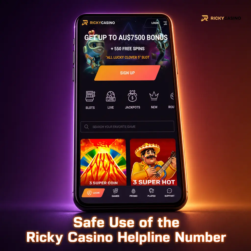 Safe Ricky Casino helpline use with official phone support, account security, payments and verified contact advice